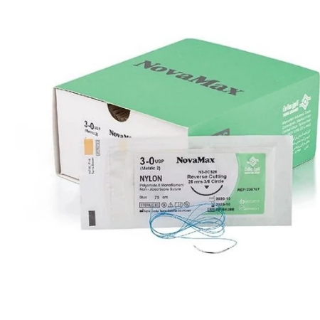 تصویر  نخ بخیه نایلونی 0/3