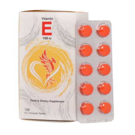 تصویر  قرص جویدنی ویتامین ایی 100 میلی گرم داروپخش - 100 عددی