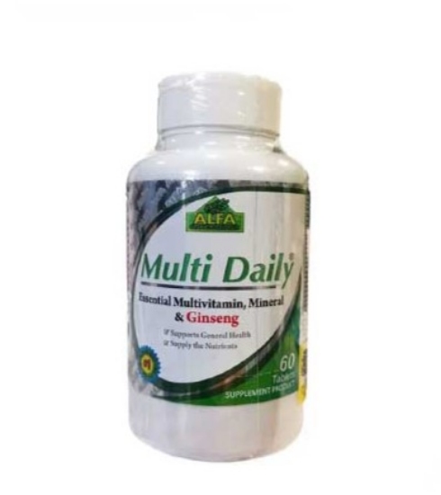  قرص تقویت کننده مولتی دیلی آلفا ویتامینز - 60 عددی