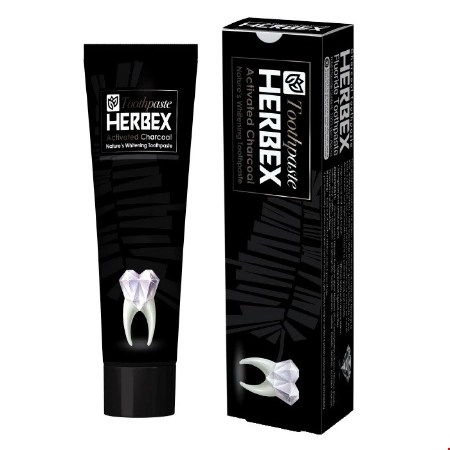 تصویر  خمیر دندان ذغالی هربکس - 100 گرم