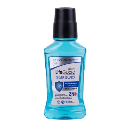 تصویر  دهانشویه سفید کننده (SILVER GUARD) لایف گارد - 270 میلی لیتر