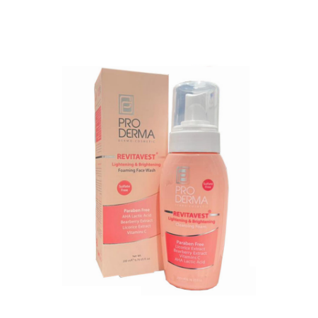 تصویر  فوم شستشو صورت روشن کننده رویتاوست پرودرما - 200 میلی لیتر