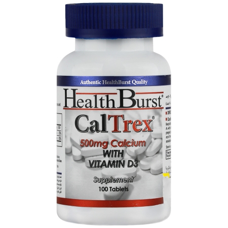 تصویر  قرص مفاصل کلسیم دی 500 کلترکس هلث برست - 100 عددی