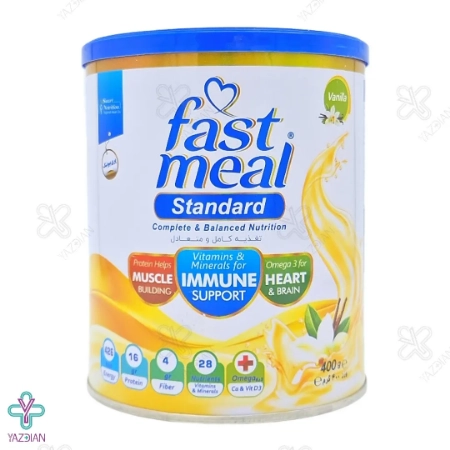 ویرایش جزئیات محصول - پودر فست میل استاندارد وانیل اسمارت نوتریشن - 400 گرم