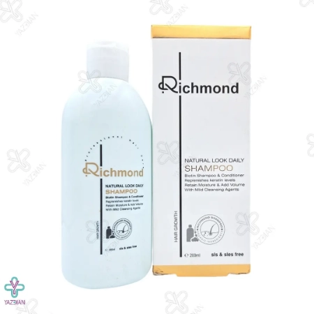 ویرایش جزئیات محصول - شامپو تقویت کننده و ضد ریزش روزانه حاوی بیوتین ریچموند - 200 میلی لیتر