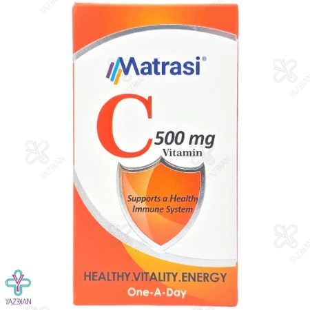 قرص ویتامین ث 500 میلی گرم ماتراسی - 30 عددی