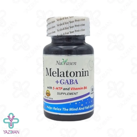 کپسول خواب آور و آرام بخش ملاتونین پلاس گابا نوتراسن - 30 عددی 