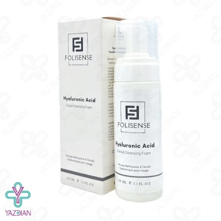 فوم شستشو صورت هیالورونیک اسید فولی سنس - 150 میلی لیتر