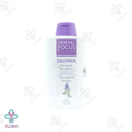 شامپو سالوینیا درمال فوکوس مناسب موهای چرب - 200 میلی لیتر