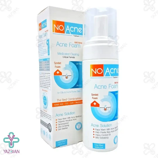 فوم شستشوی صورت پوست چرب و جوشدار نو آکنه - 150 میلی لیتر