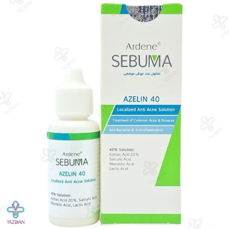 محلول ضد جوش و التیام بخش آزلین 40 سبوما آردن - 30 میلی لیتر