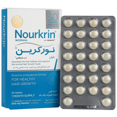 تصویر  قرص تقویت مو بانوان نورکرین فارمامدیکو - 60 عددی 
