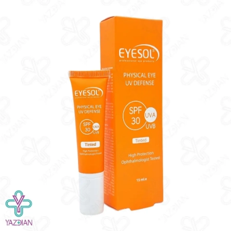 کرم ضد آفتاب دور چشم SPF 30 آیسول - رنگی 