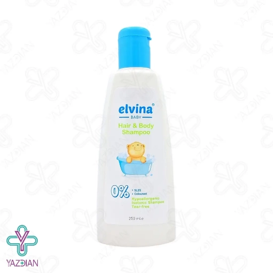 شامپو سر و بدن کودک الوینا - 250 میلی لیتر