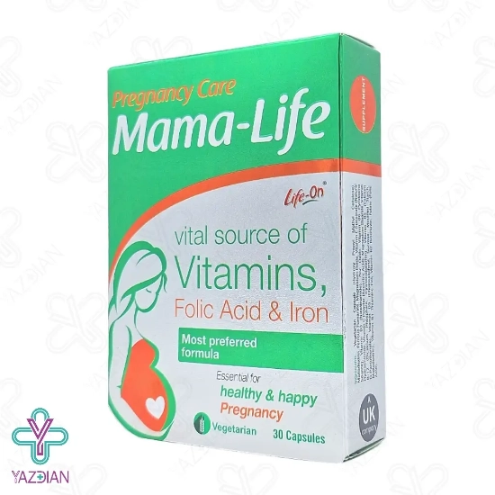 کپسول مولتی ویتامین پریناتال ماما لایف لایف آن - 30 عددی