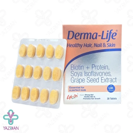 قرص تقویت مو درما لایف لایف آن - 30 عددی 