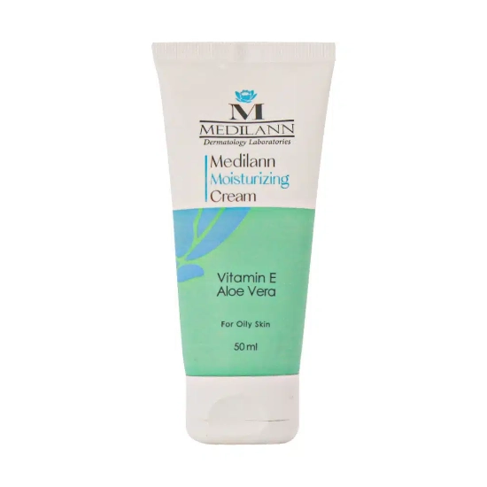 تصویر  کرم مرطوب کننده پوست چرب مدیلن - 50 میلی لیتر