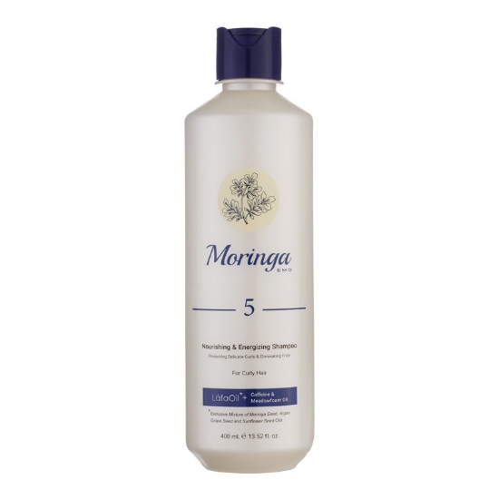 تصویر  شامپو مغذی و انرژی بخش موی فر مورینگا - 400 میلی لیتر