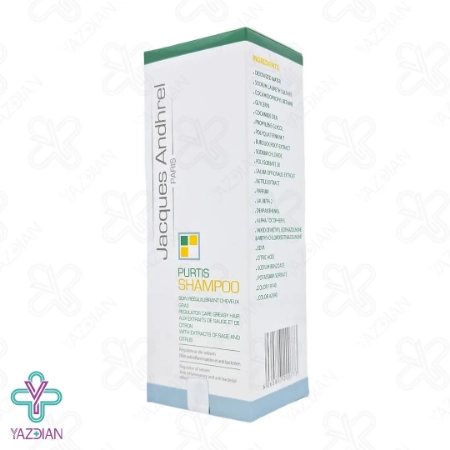 شامپو متعادل کننده موهای چرب ژاک آندرل پاریس - 200 میلی لیتر