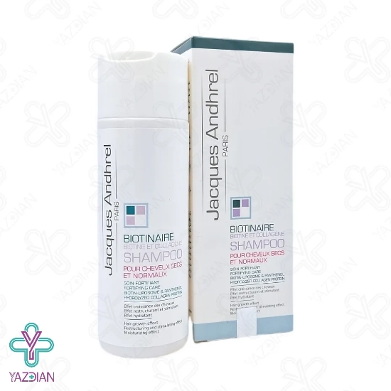 شامپو تقویت کننده موهای خشک ژاک آندرل - 200 میلی لیتر