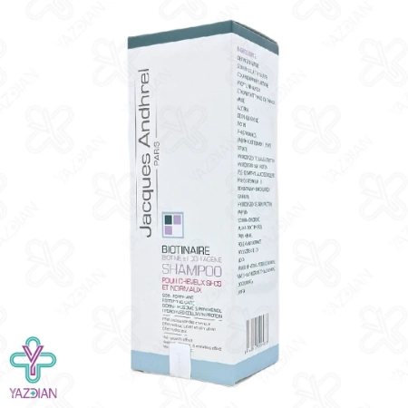 شامپو تقویت کننده موهای خشک ژاک آندرل - 200 میلی لیتر