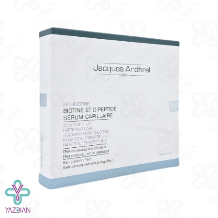 سرم تقویت کننده مو بیوتین و دی پپتید ژاک آندرل - 10 عددی