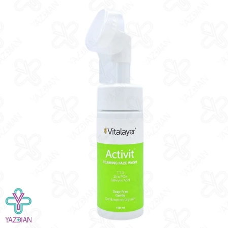 فوم شستشوی صورت پوست چرب اکتی ویت ویتالیر - 150 میلی لیتر