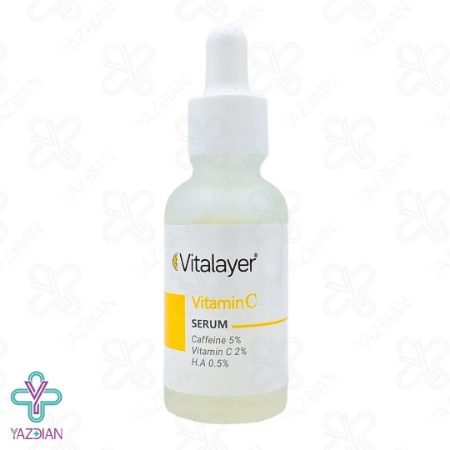 سرم دور چشم کافئین ویتامین ث ویتالیر - 30 میلی لیتر