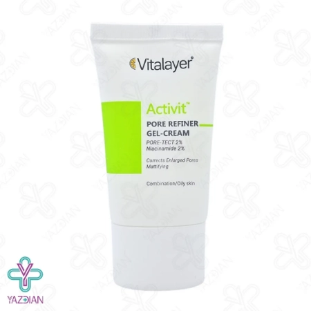 ژل کرم جمع کننده منافذ باز پوست اکتی ویت ویتالیر - 30 میلی لیتر
