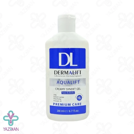 ژل شستشوی غیر صابونی کرمدار آکوالیفت درمالیفت مناسب پوست های خشک - 200 میلی لیتر	