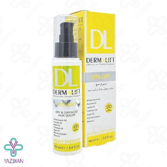 سرم موهای خشک و آسیب دیده ویتا درای درمالیفت - 100 میلی لیتر	
