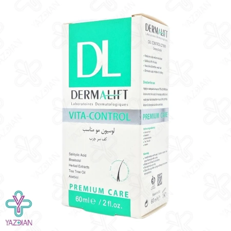 لوسیون متعادل کننده چربی کف سر ویتا کنترل درمالیفت - 60 میلی لیتر	