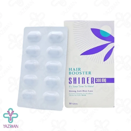 قرص تقویت مو و ضد ریزش شاینر هیر بوستر ویت اسکای - 30 عددی