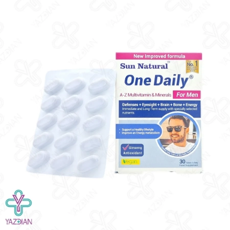 قرص مولتی ویتامین مینرال آقایان وان دیلی سان نچرال - 30 عددی	