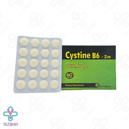 قرص سیستین ب6 زینک بایو فورمولا نوتریشن - 60 عددی	