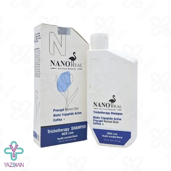 شامپو تقویت کننده و ضد ریزش مو آقایان نانوهیل - 250 میلی لیتر	