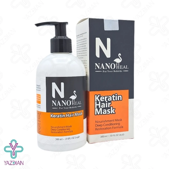ماسک مو فاقد سولفات موهای کراتینه نانوهیل با آبکشی - 300 میلی لیتر	