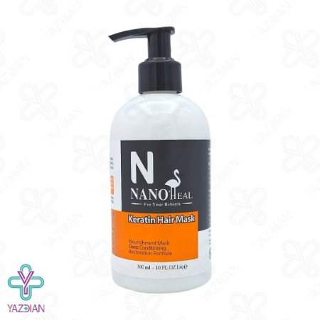 ماسک مو فاقد سولفات موهای کراتینه نانوهیل با آبکشی - 300 میلی لیتر	