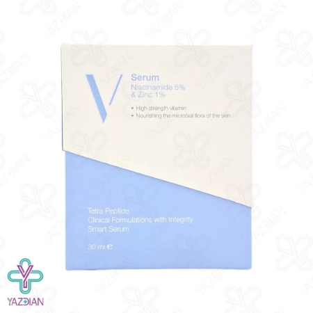 سرم ضد جوش نیاسین آمید 5% و زینک 1% وکتور - 30 میلی لیتر