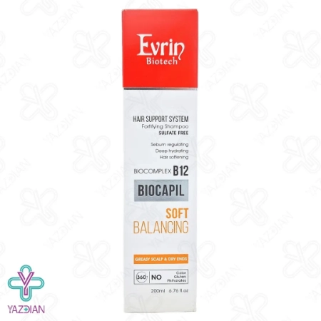 شامپو فاقد سولفات تقویت کننده کف سر چرب و مو خشک اورین