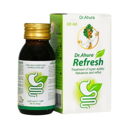 تصویر  قطره گوارش رفرش اهورا دارو - 60 میلی لیتر