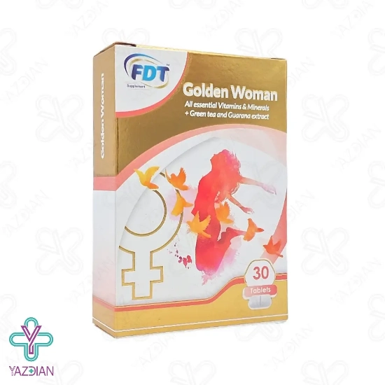 قرص مولتی ویتامین بانوان گلدن وومن فرنوش دارو طب - 30 عددی