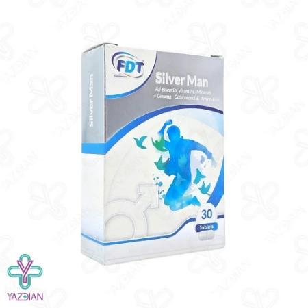 قرص مولتی ویتامین آقایان سیلور من فرنوش دارو طب - 30 عددی