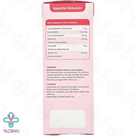 شربت اشتها آور سیپروهپتادین بکو اکتین ویتابیوتیک - 200 میلی لیتر