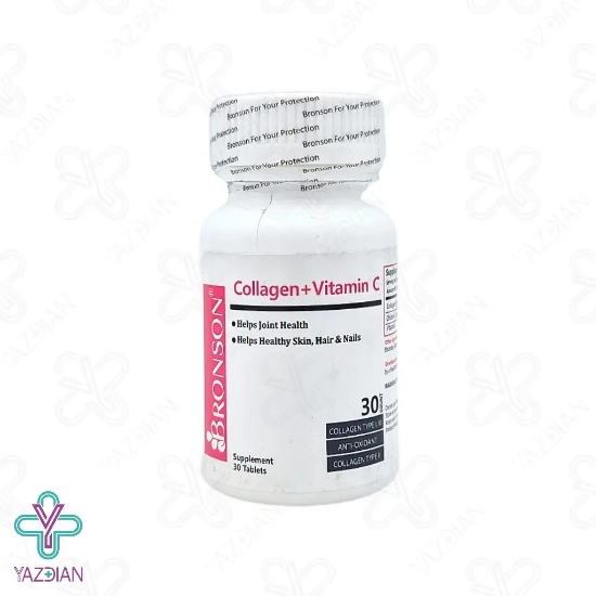 قرص کلاژن ویتامین ث تقویت پوست و مو برانسون - 30عددی