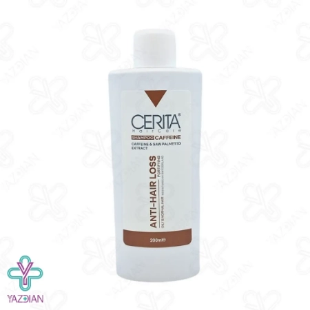 شامپو تقویت کننده و ضد ریزش موهای چرب و معمولی کافئین سریتا - 200 میلی لیتر 