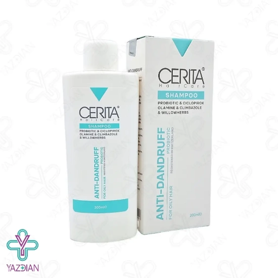 شامپو ضد شوره موهای چرب سریتا - 200 میلی لیتر