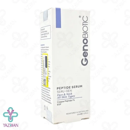 سرم پپتاید یک درصد صورت و گردن ژنو بایوتیک - 30 میلی لیتر