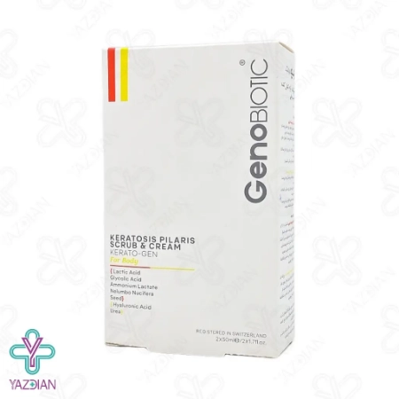 کرم اسکراب پوست مرغی کراتوژن ژنو بایوتیک - 50 میلی لیتر
