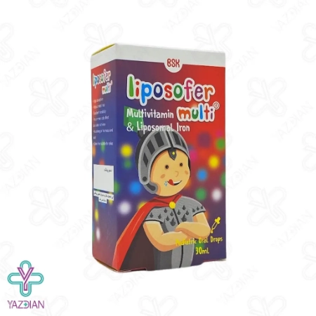 قطره مولتی ویتامین و آهن لیپوزوفر مولتی بی اس کی - 30 میلی لیتر